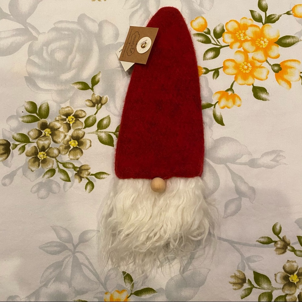 Mud Pie Red Gnome Bottle Topper NWT